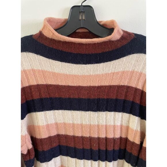 Madewell Striped Evercrest Turtleneck Sweater in Coziest Yarn - Picture 7 of 9